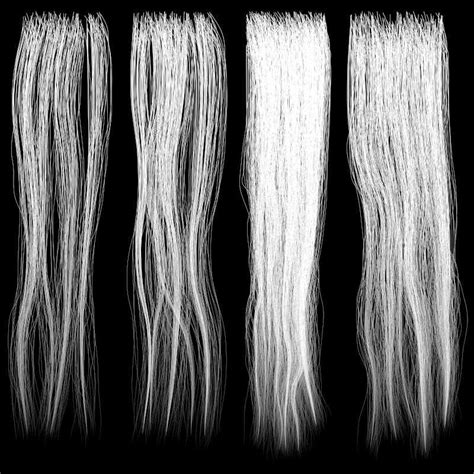 ArtStation - 15x Hair Alphas + Textures | Brushes