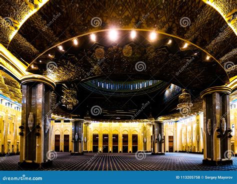 Kuwait Grand Mosque Interior, Kuwait-city, Kuwait Editorial Stock Photo ...