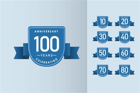 Anniversary Logo Colletions Template Graphic by megawestudio · Creative ...