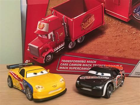 Imaginative play with Disney Cars Mack Truck & Diecast Cars // Review ...