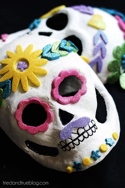 Dia de los Muertos Calavera Masks - Tried & True Creative