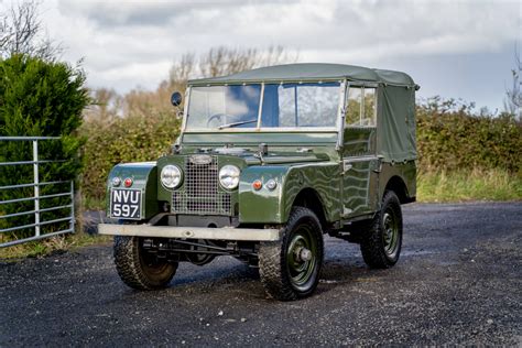 Land Rover Series 1 80" 1953 Model 65,000 Miles from New (NVU 597) - Williams Classics