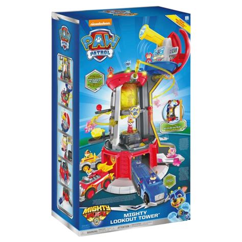 PAW Patrol Mighty Lookout Tower Playset With Lights And Sounds ...