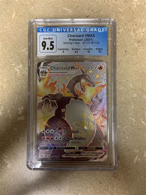 Mavin | pokemon charizard vmax shining fates full art holo cgc 9.5 with ...