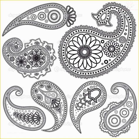 Paisley Stencil Templates Free Of Paisley Pattern Tattoo & Designs | Heritagechristiancollege