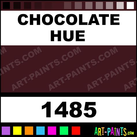 Chocolate Glossy Acrylic Paints - 1485 - Chocolate Paint, Chocolate Color, Color and Co Glossy ...