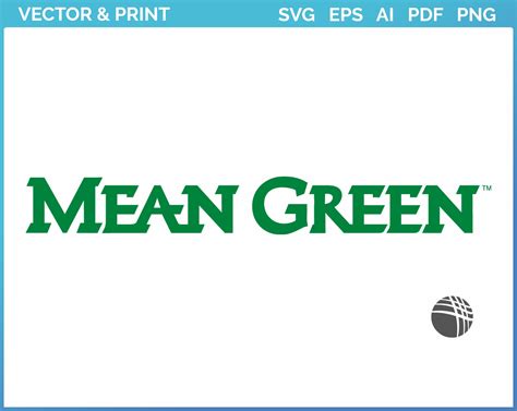 North Texas Mean Green - Wordmark Logo (2005) - College Sports Vector ...