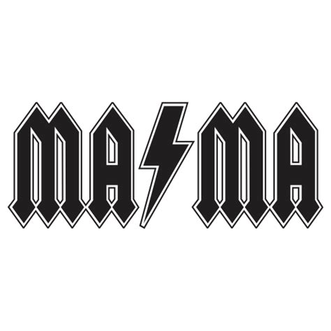 Buy ACDC Mama Svg Png online in USA