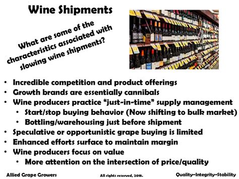 Winegrapes & Concentrate - ppt download