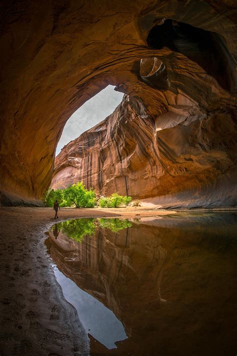 Complete solitude within the Golden Cathedral Grand Staircase ...