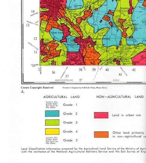 Agricultural Land Classification maps, one-inch maps – David Archer : Ordnance Survey maps