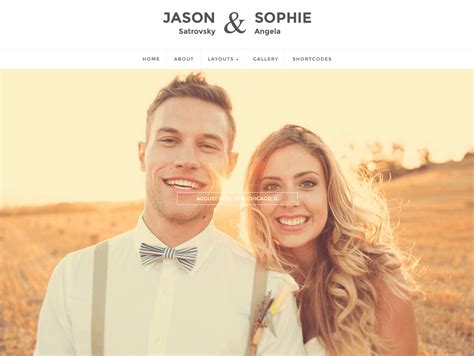 Best WordPress Themes for Your Wedding Website