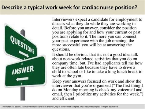 Cardiac nurse interview questions