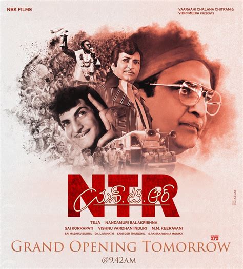 NTR Biopic Announcement HD Poster - Social News XYZ