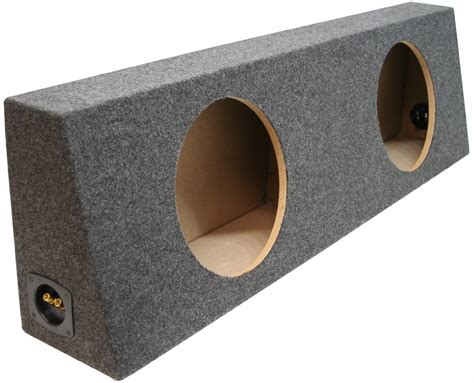 Car Audio Dual 12-Inch Reg Cab Truck Subwoofer Enclosure Speaker Bass Sub Box - Walmart.com ...