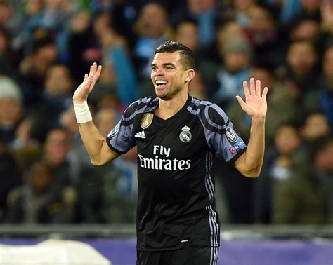 Pepe misses Real Madrid training as Zinedine Zidane's side prepare for ...