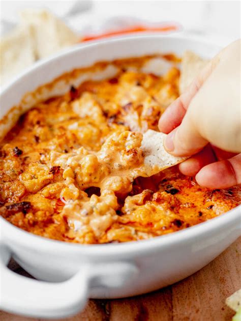 Buffalo Cauliflower Dip - What Molly Made