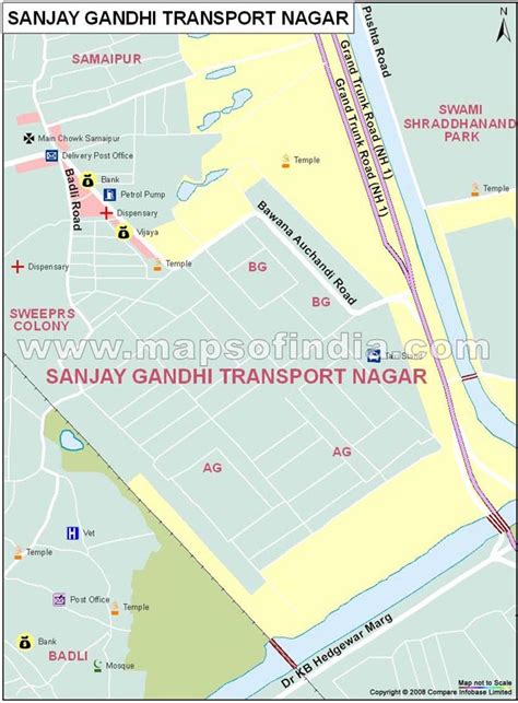 Sanjay Gandhi Transport Nagar Map