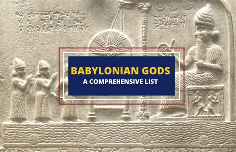 All Powerful Babylonian Gods - A Comprehensive List - Symbol Sage