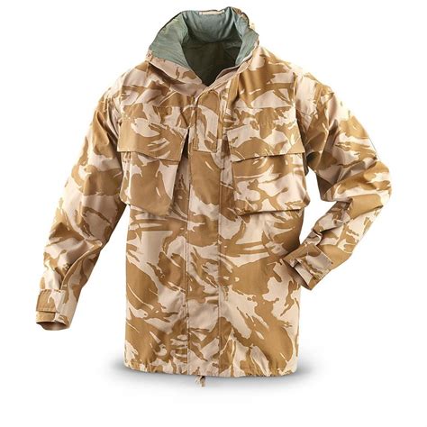 British Army Genuine New Desert Camo Gore-Tex Waterproof Jackets with ...