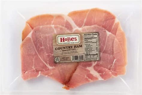 Country Ham Biscuit Cut Slices | Hobe's Country Ham