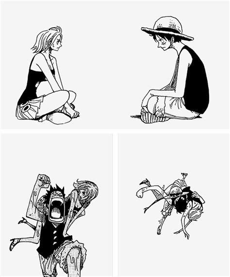 Luffy x nami, One piece manga, One piece nami