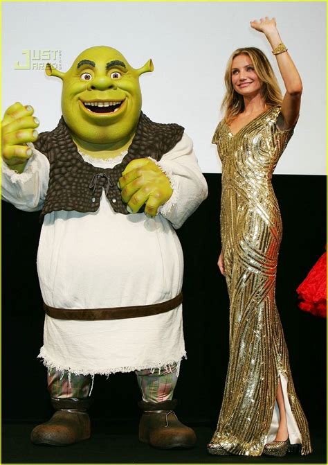 Cameron Diaz in Alexander McQueen at the Japanese premiere of Shrek The ...