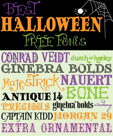 Best Halloween Free Fonts - Love The Day