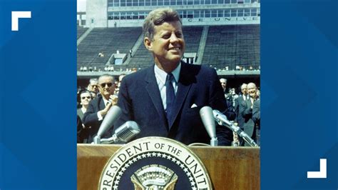 Video and text of John F. Kennedy's speech at Rice University | khou.com