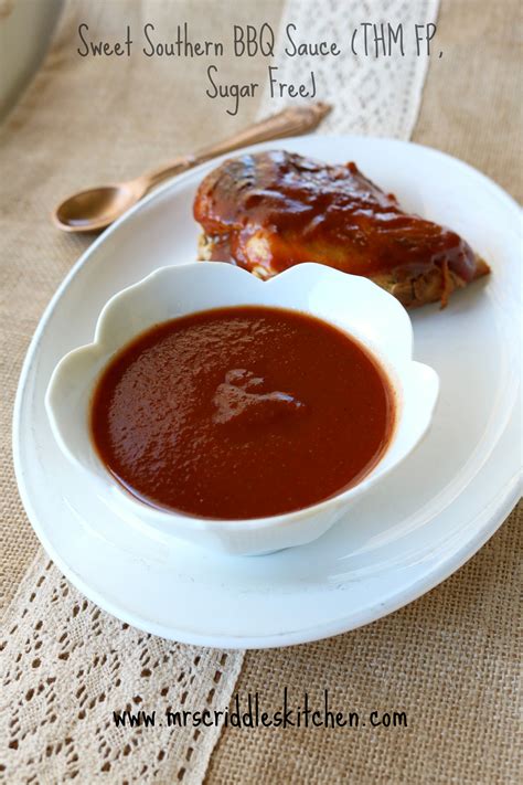 Sweet Southern BBQ Sauce - Mrs. Criddles Kitchen