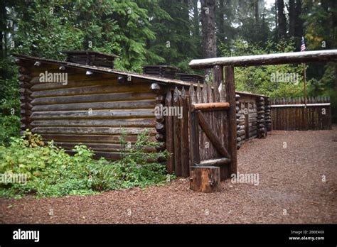 Astoria, Oregon. U.S.A. Oct. 21, 2017. Fort Clatsop National Park ...