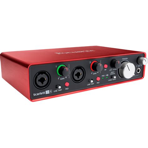 Focusrite Scarlett 2i4 - USB Audio Interface SCARLETT-2I4 B&H