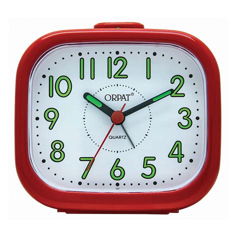 Orpat TBB-127 Buzzer Alarm Clock (Red) | Orpat Group