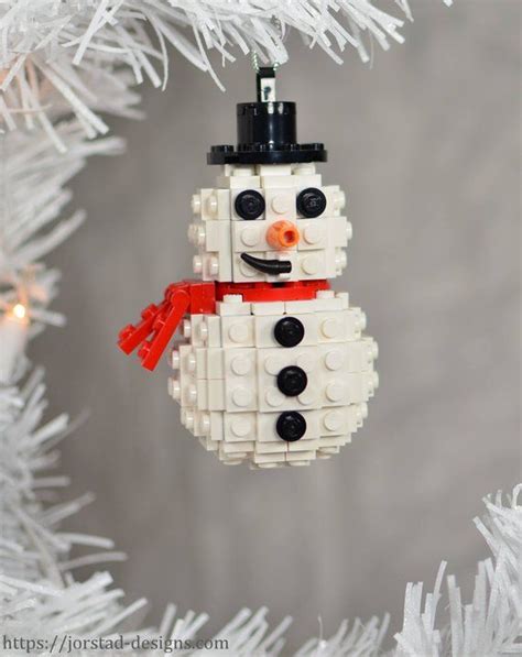 Snowman Christmas Ornament Kit 100% Authentic New LEGO® - Etsy | Lego ...