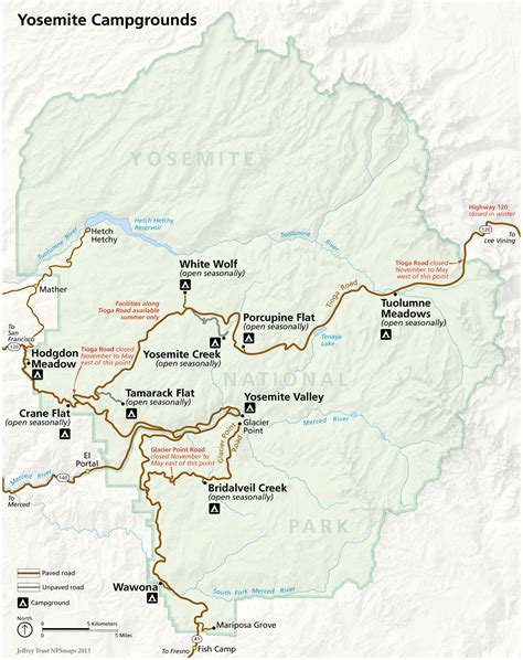 Campgrounds - Yosemite National Park (U.S. National Park Service)