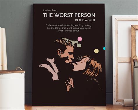 The Worst Person in the World Poster Canvas the Worst Person in the World Canvas Print, Canvas ...