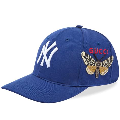 Gucci NY Yankees Baseball Cap Blue | END. (US)