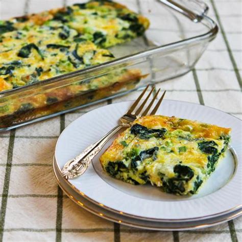 Spinach and Rice Egg Bake