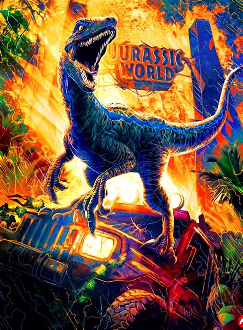 Blue Jurassic World Fan Art