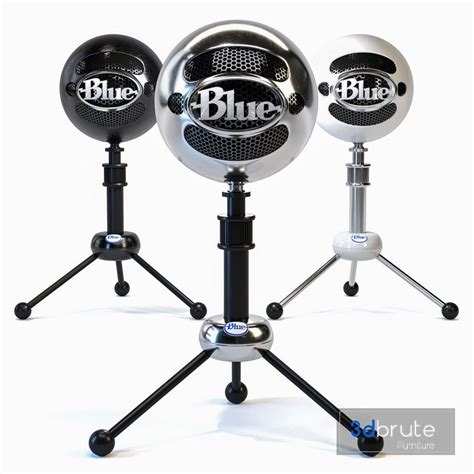 Blue Microphones Snowball 3d model Buy Download 3dbrute