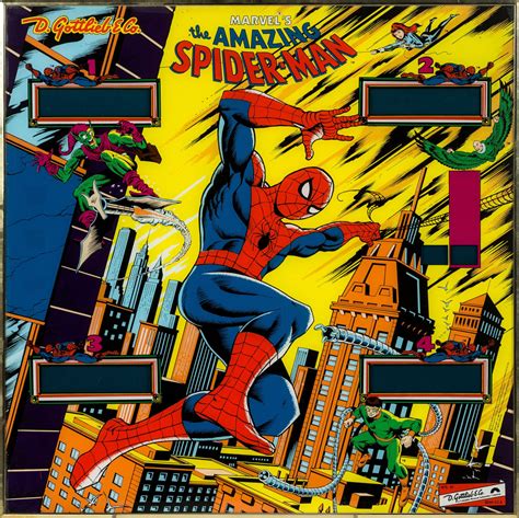 The Bristol Board: Amazing Spider-Man pinball machine art, 1980....