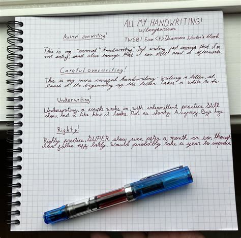 My lefty handwriting(s). Curious what people think… : r/fountainpens