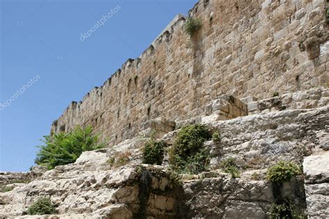 Old City Wall of Jerusalem, Israel — Stock Photo © sframe #1413804