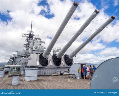 USS Missouri Battleship Museum Editorial Image | CartoonDealer.com ...