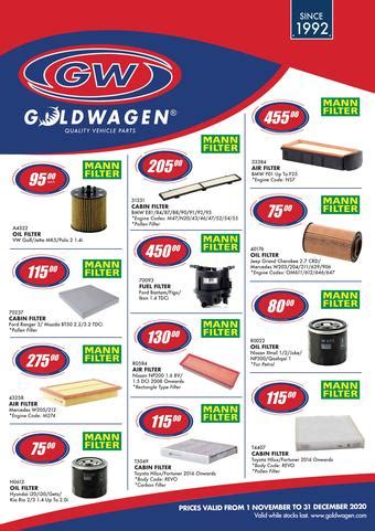 Goldwagen catalogue - All specials from the new Goldwagen catalogues