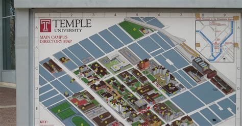 Temple University Main Campus Map | Campus Map