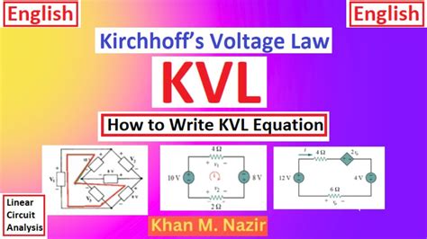 Learn Proper Way of writing KVL equation || learn by example - YouTube