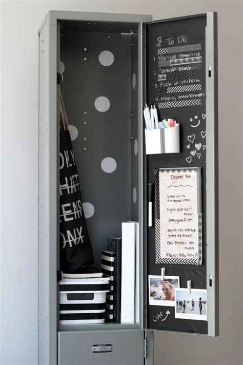 Decor School Locker Decorations Black And White Color And Two ...