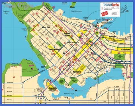 Vancouver Map - ToursMaps.com