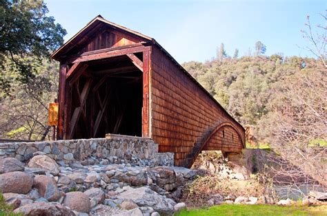 Covered Bridge at Bridgeport, California across the South … | Flickr